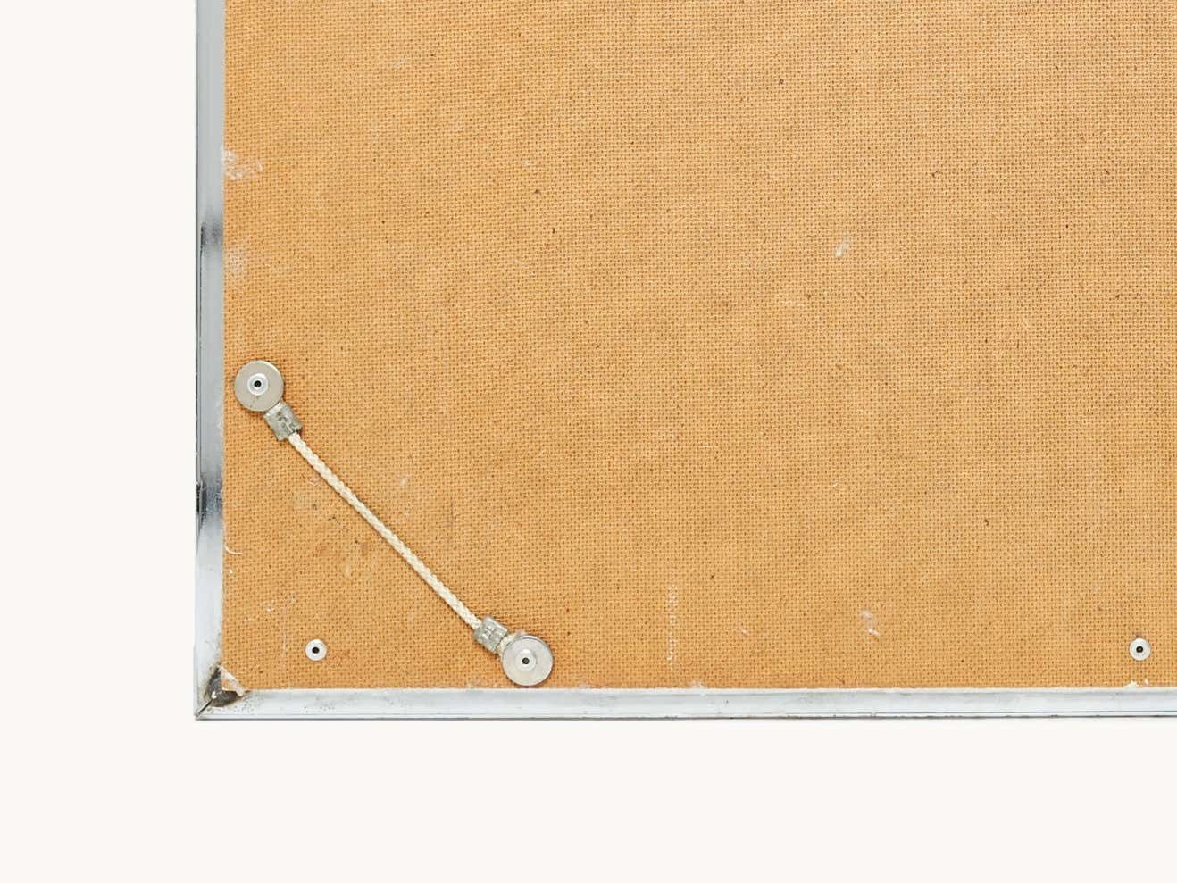 Chrome And Brass Mirror By Belgo Chrome, 1970s photo vintage