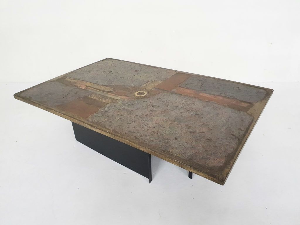 Paul Kingma Stone Coffee Table, Nederland 1981 photo furniture