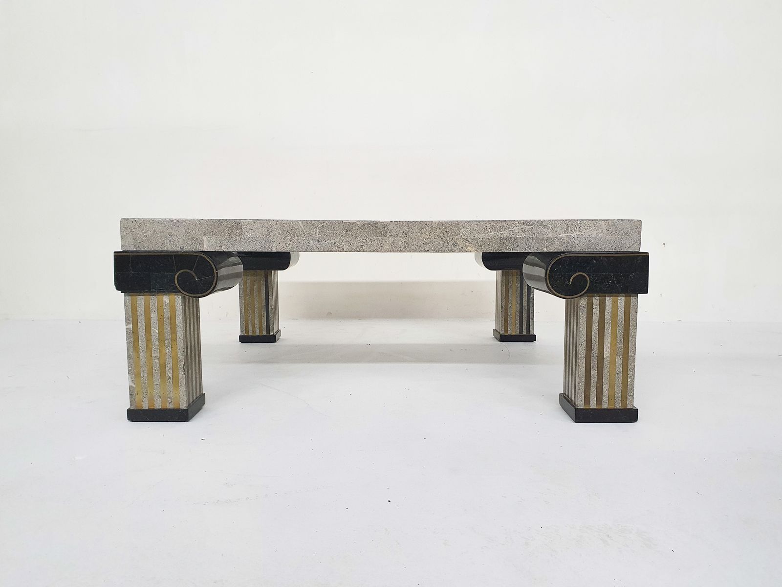 Maitland Smith Attrb. Tesselated Coffee Table, U.S.A, 1980's photo for sale