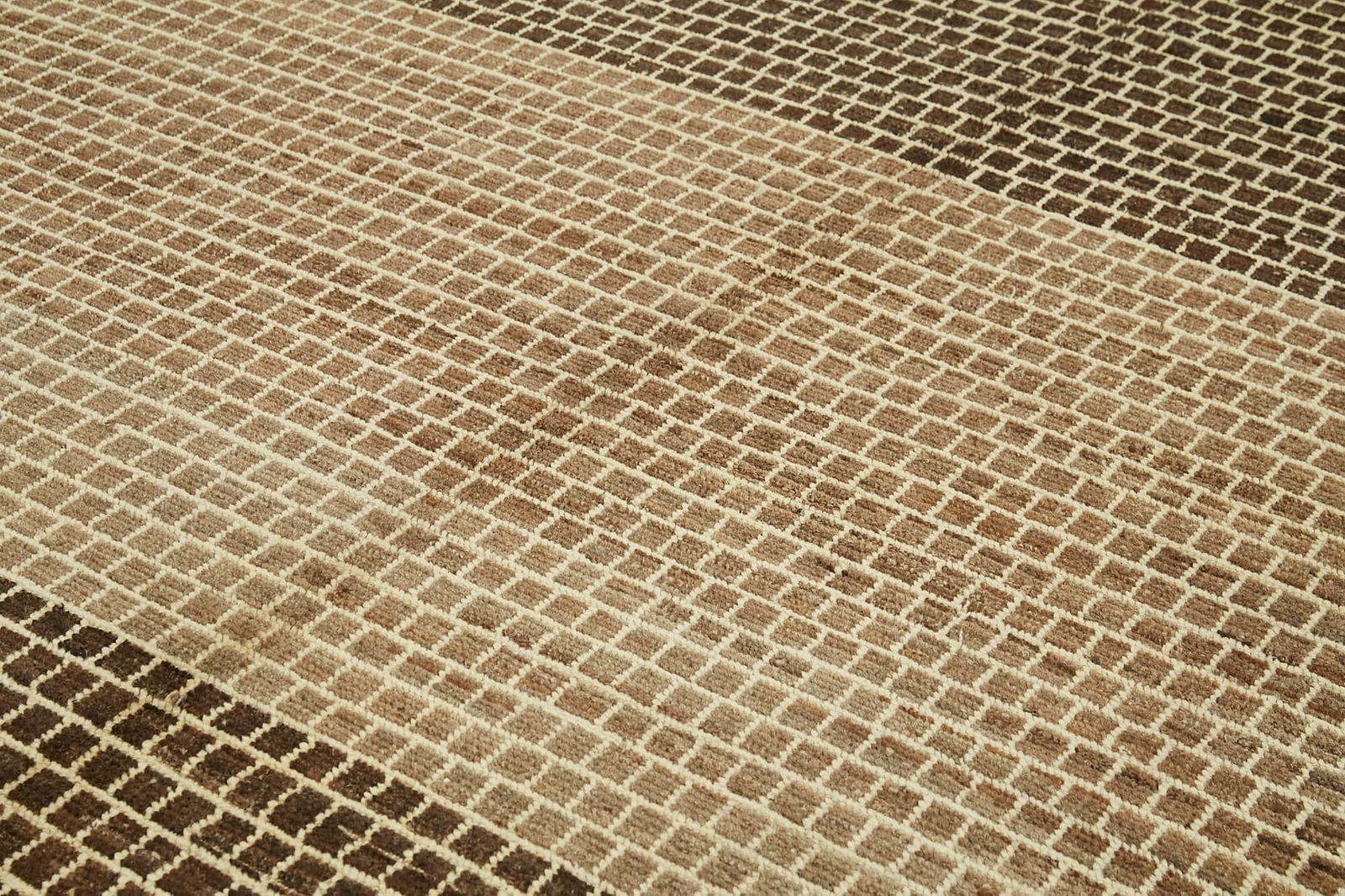 One Of A Kind Handmade 2000s 272 Cm X 382 Cm Brown Moroccan Rug photo 3633.0