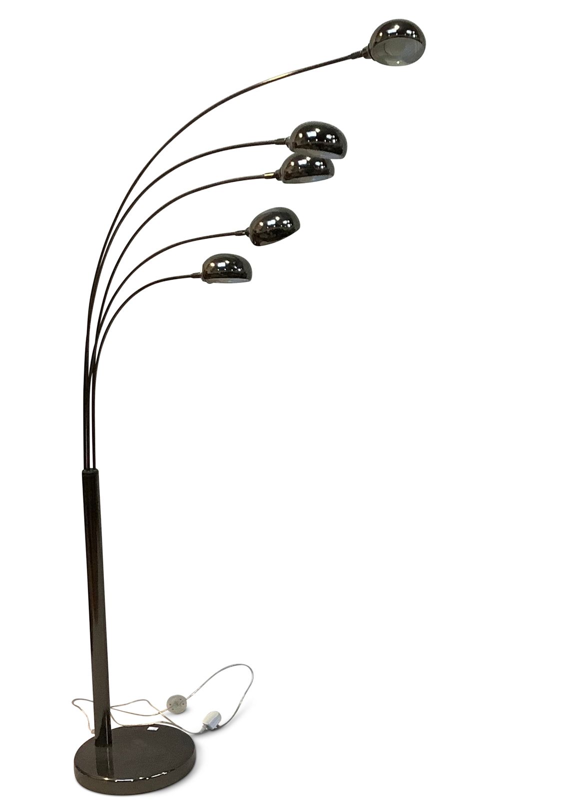 Guzzini Design Italian Five Armed Arc Floor Lamp On A Circular Base With Directional Spotlights Late 20th Century Ol