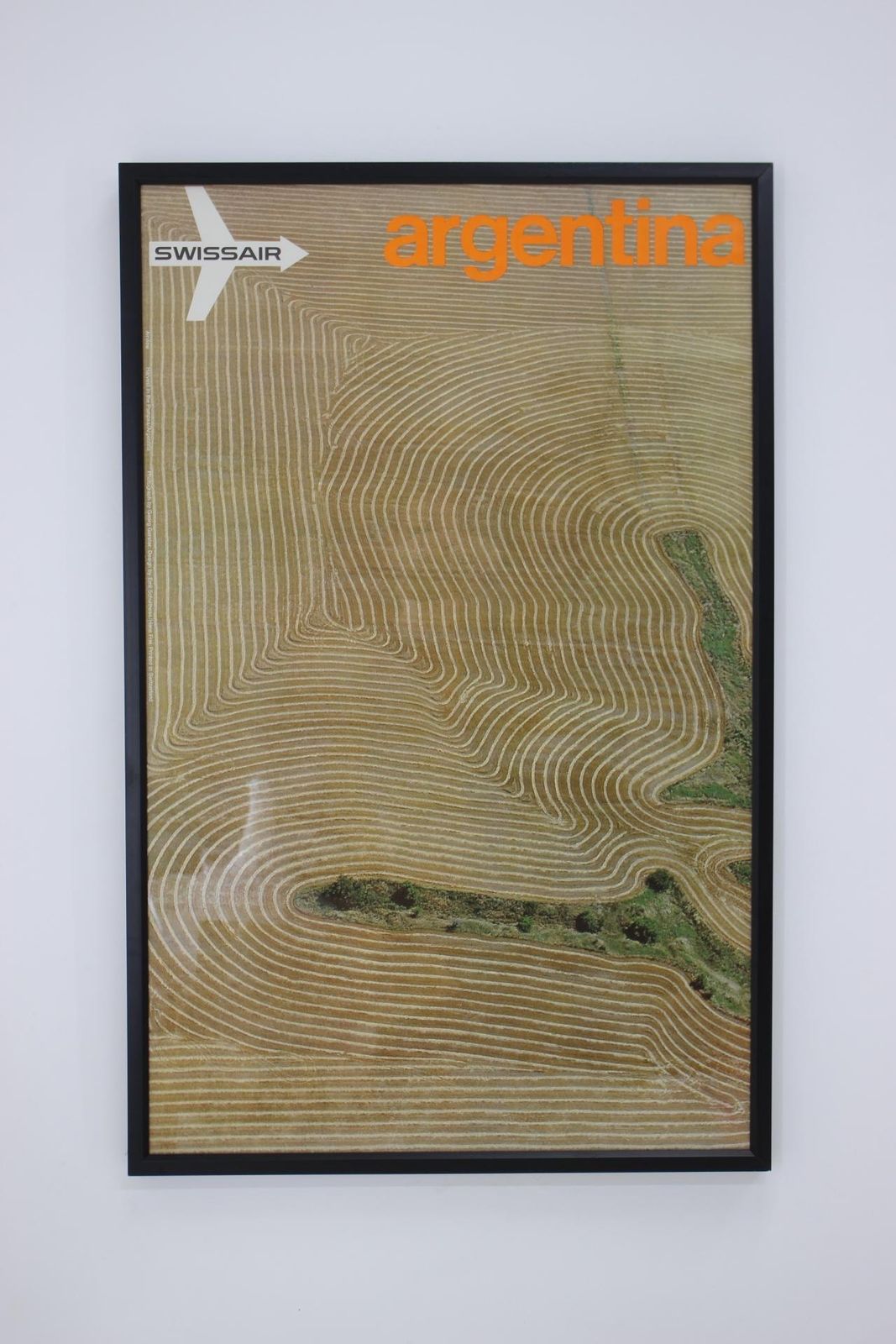Original Travel Poster, Swissair Europe By Emil Schulthess & Hans Frei   1979 photo furniture