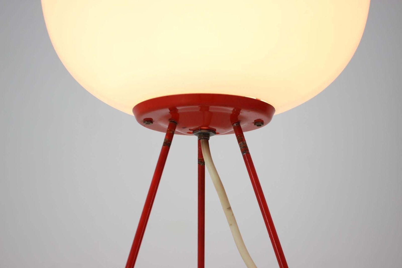 Very Rare Space Age Floor Lamp "Egg" By Josef Hůrka, 1960s photo Lighting