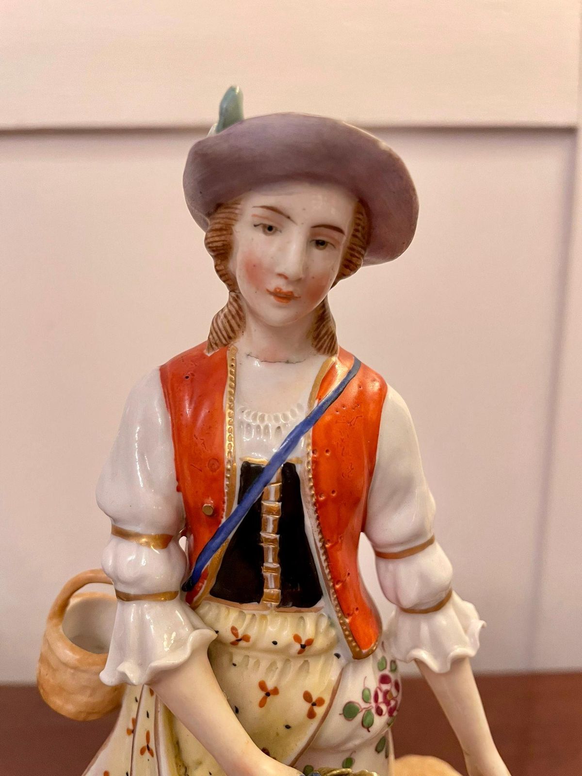 Pair Of Antique Victorian Continental Porcelain Figures photo 895.0