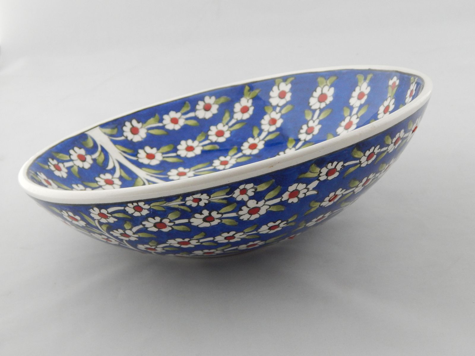 Tree Of Life Design Unusual Turkish Ceramic Bowl photo for sale