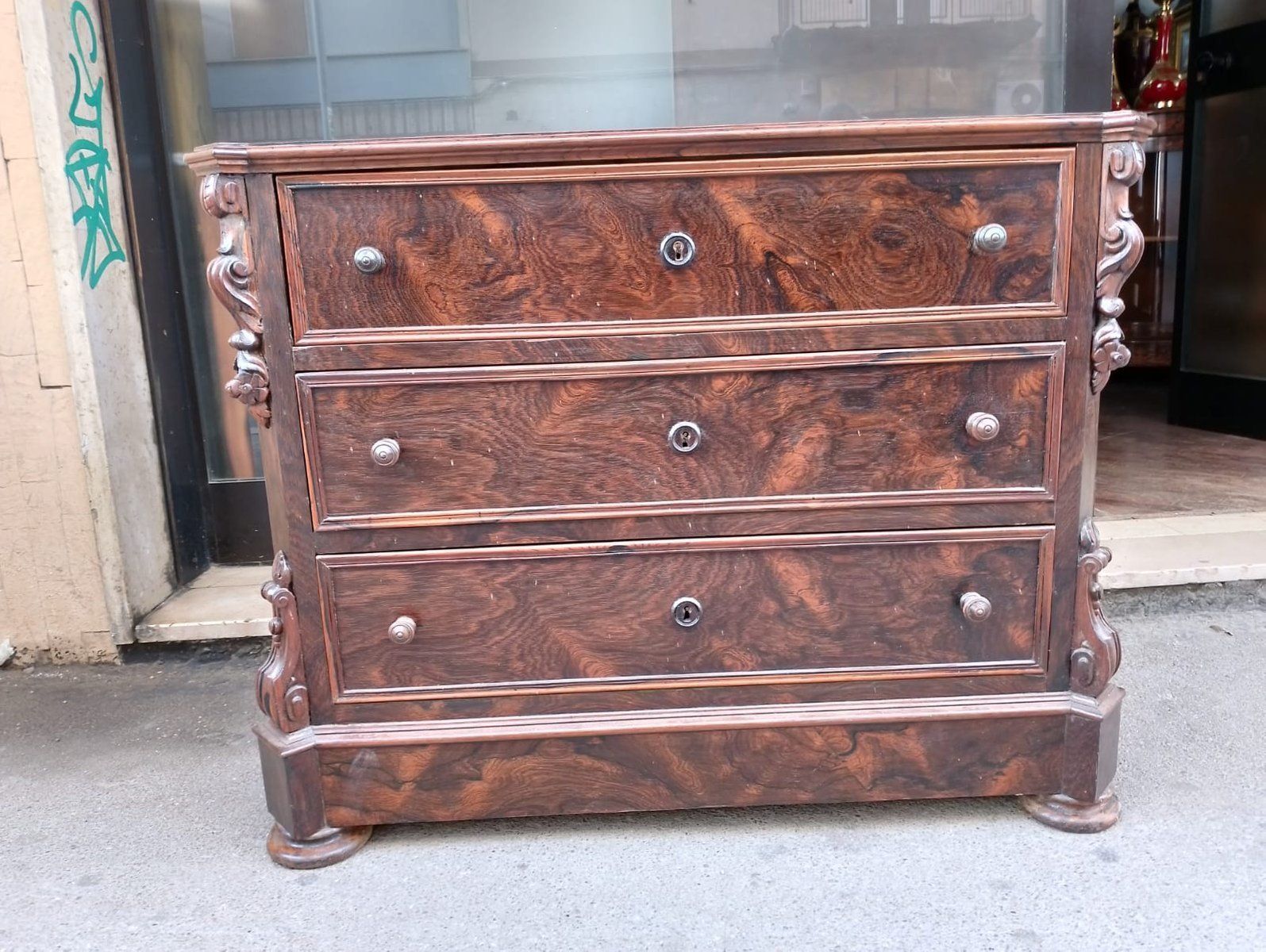 Chest Of Drawers In The Style Of Louis Philippe, Late 19th Century photo vinterior