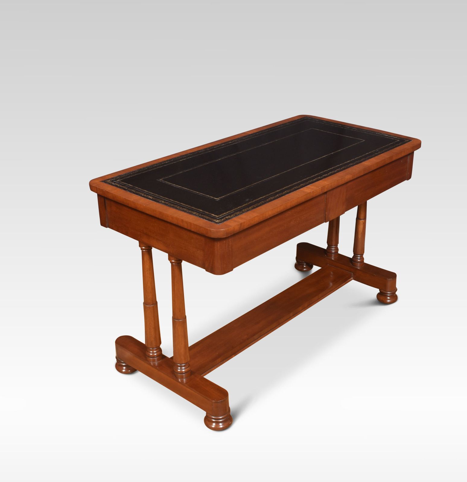 Mahogany Two Drawer Writing Table photo Furniture