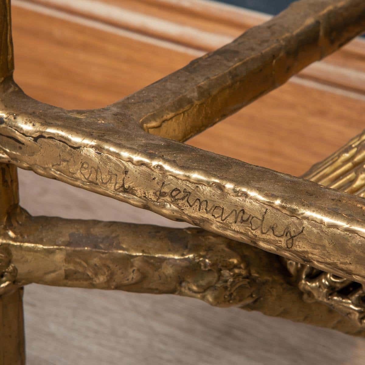 Furniture 20th Century French Resin Tusk Console, Henri Fernandez, C.1970 photo