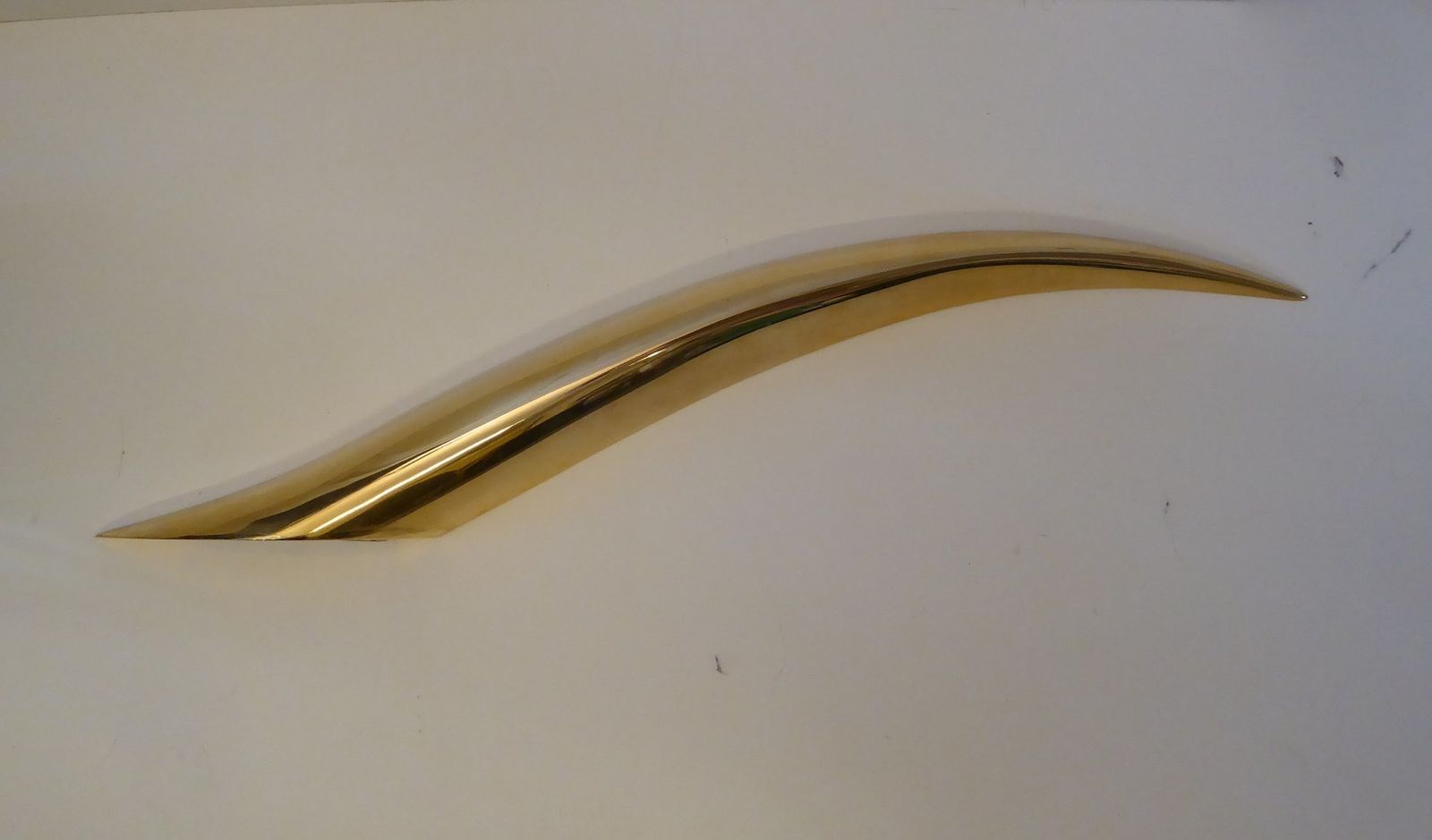 photo vinterior Table Lamp + Sconce Richard Derquet Lucien Gau France Antilope Large Format, 1980s, Set Of 2