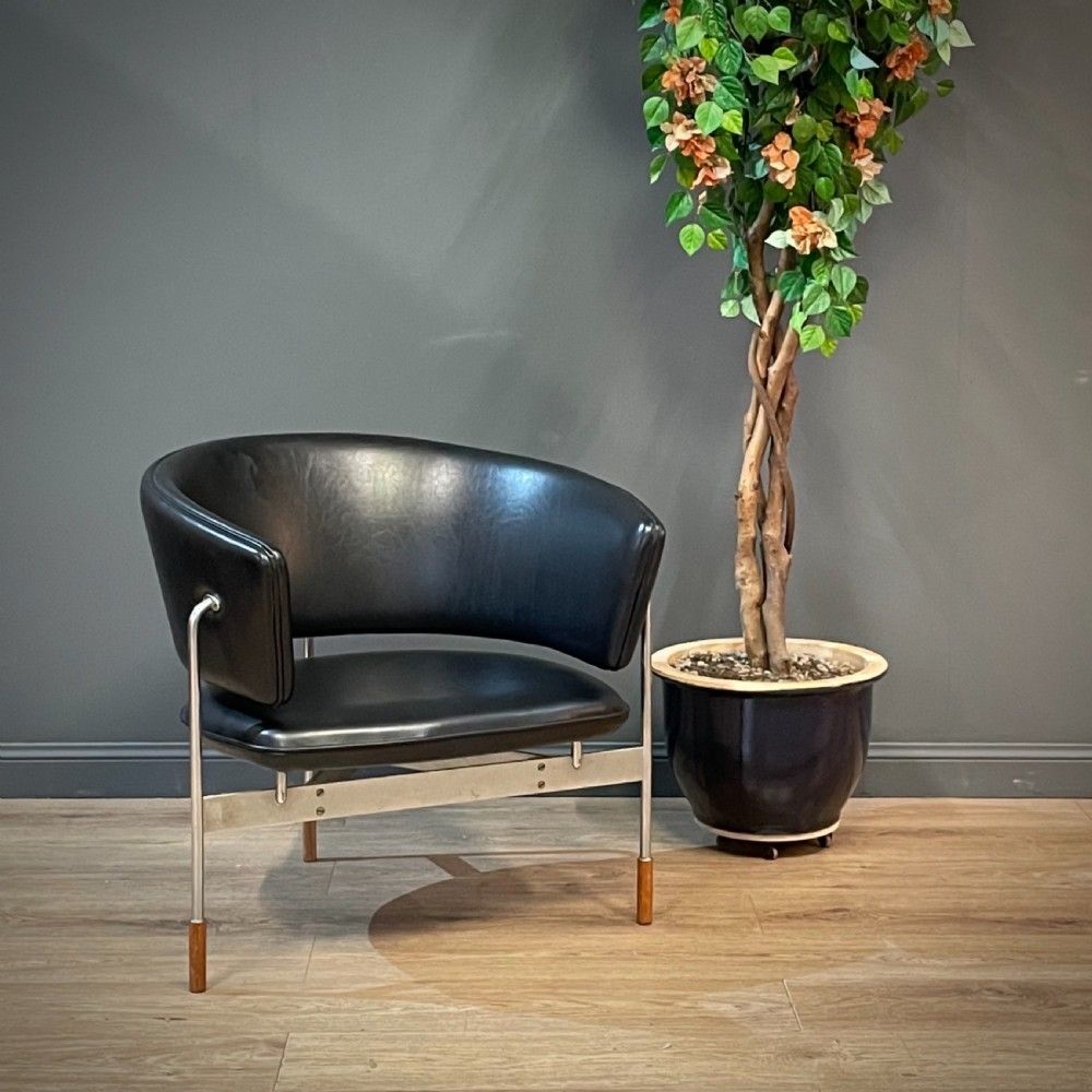 Rare Sigurd Resell ‘Cirkel’ Lounge Chair For Rashad & Relling, Norway