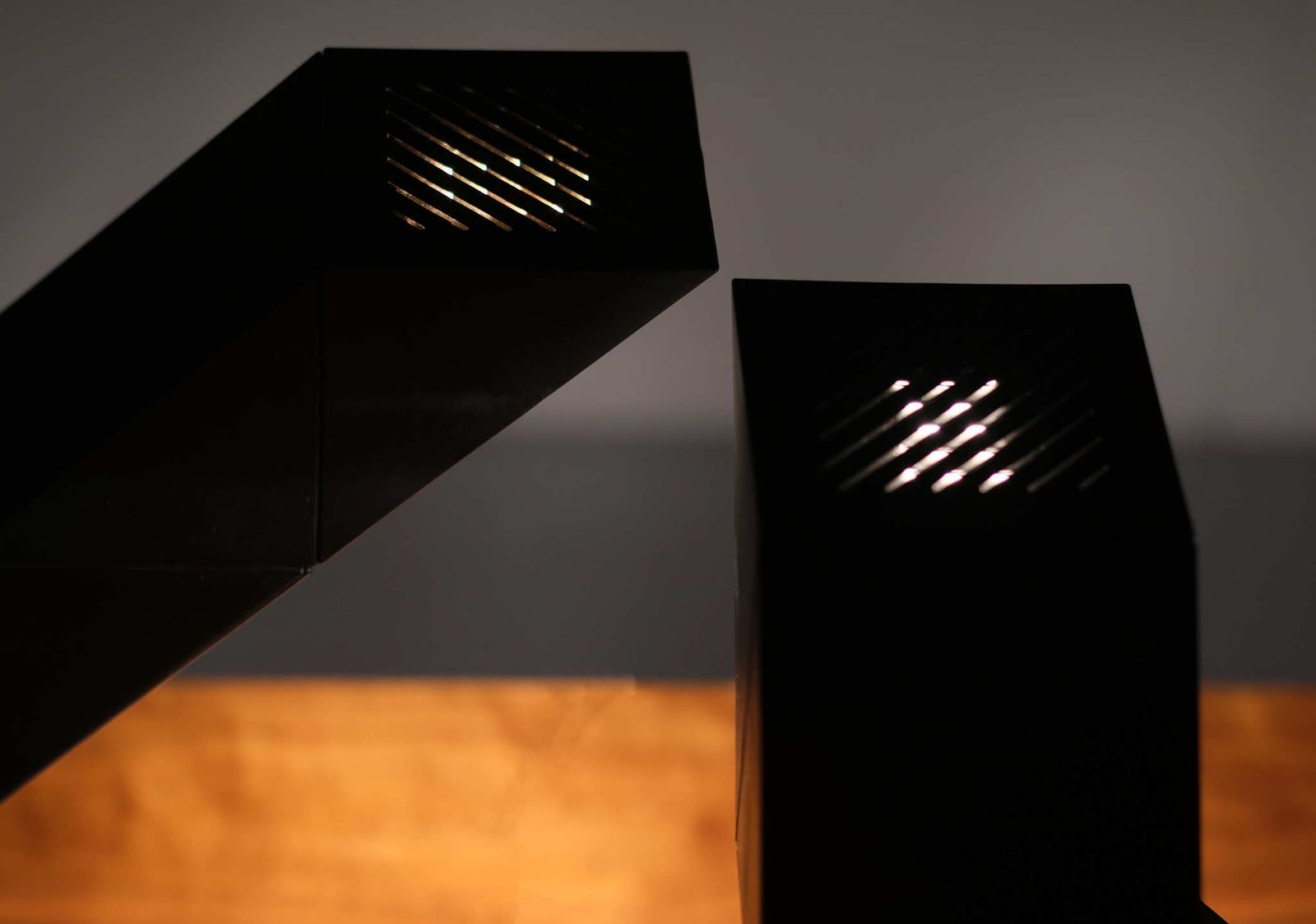 Lighting Zig Zag Table Lamps Designer Shui L. D. Chan In 1984, Hong Kong photo