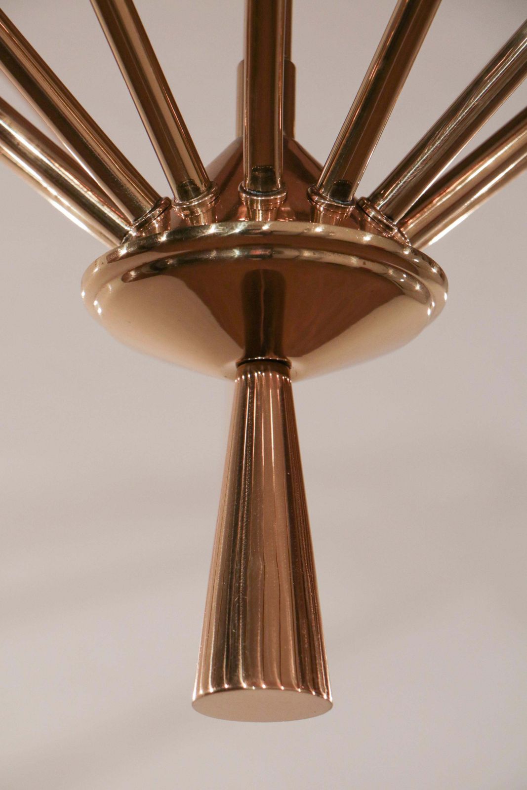 photo vinterior Italian Mid Century Modern Torlasco Chandelier, Model 342, Lumi Milano, 1950s