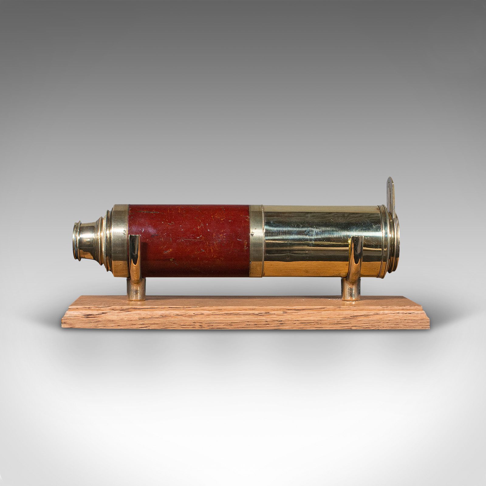 Antique 3 Draw Telescope, English, Terrestrial, Davis Of London, 1860 photo for sale