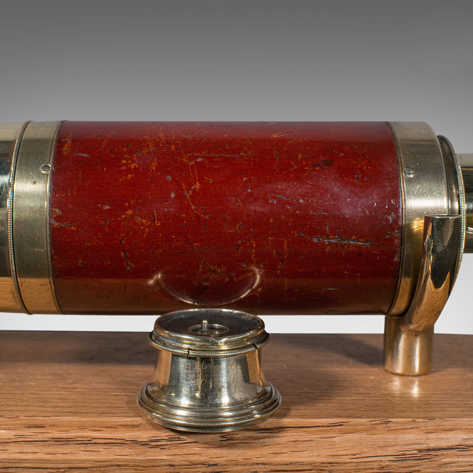 photo for sale Antique 3 Draw Telescope, English, Terrestrial, Davis Of London, 1860