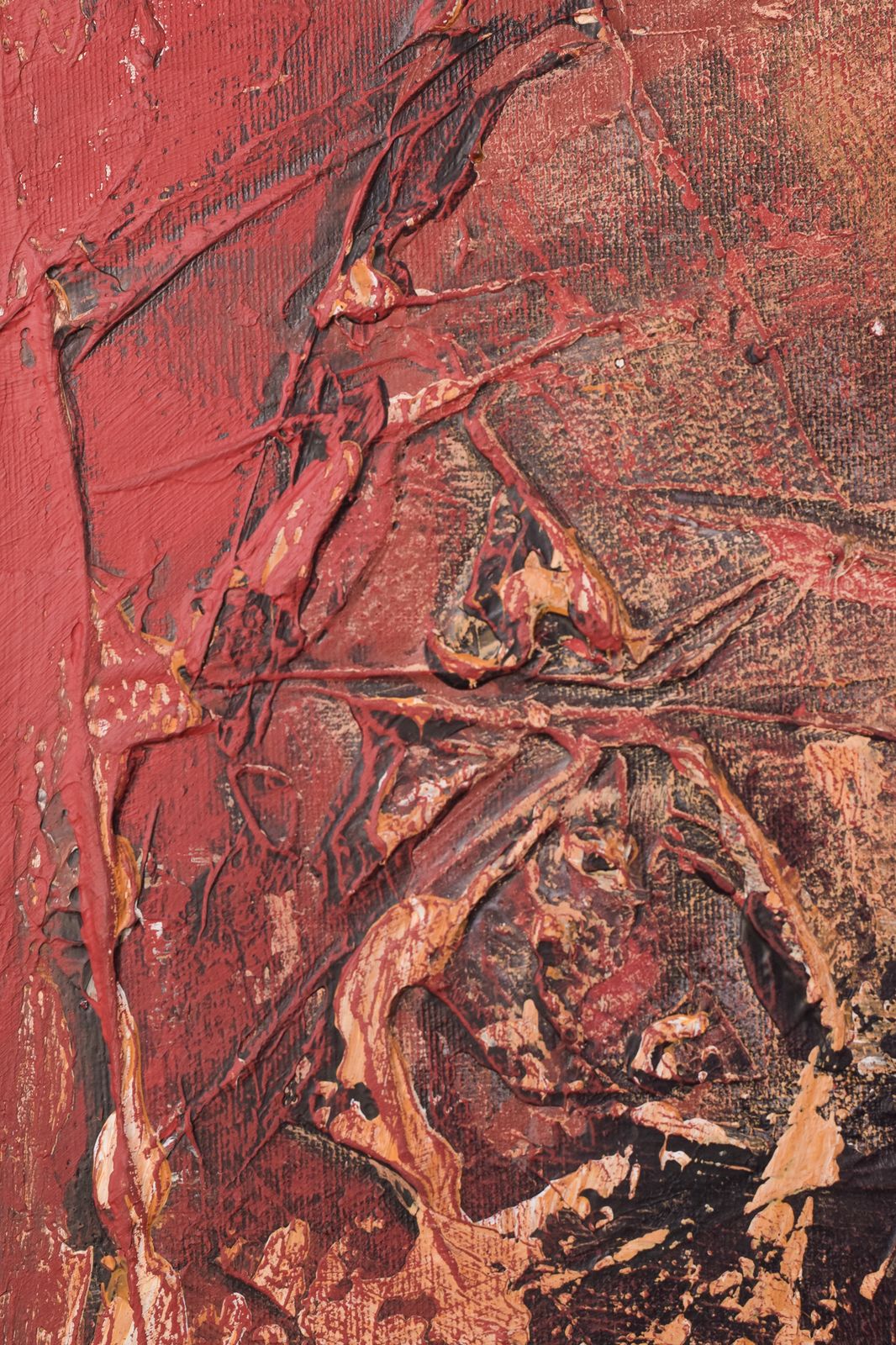 Abstract Schilderij Getiteld 'Scattered Anatomy' photo 746.0