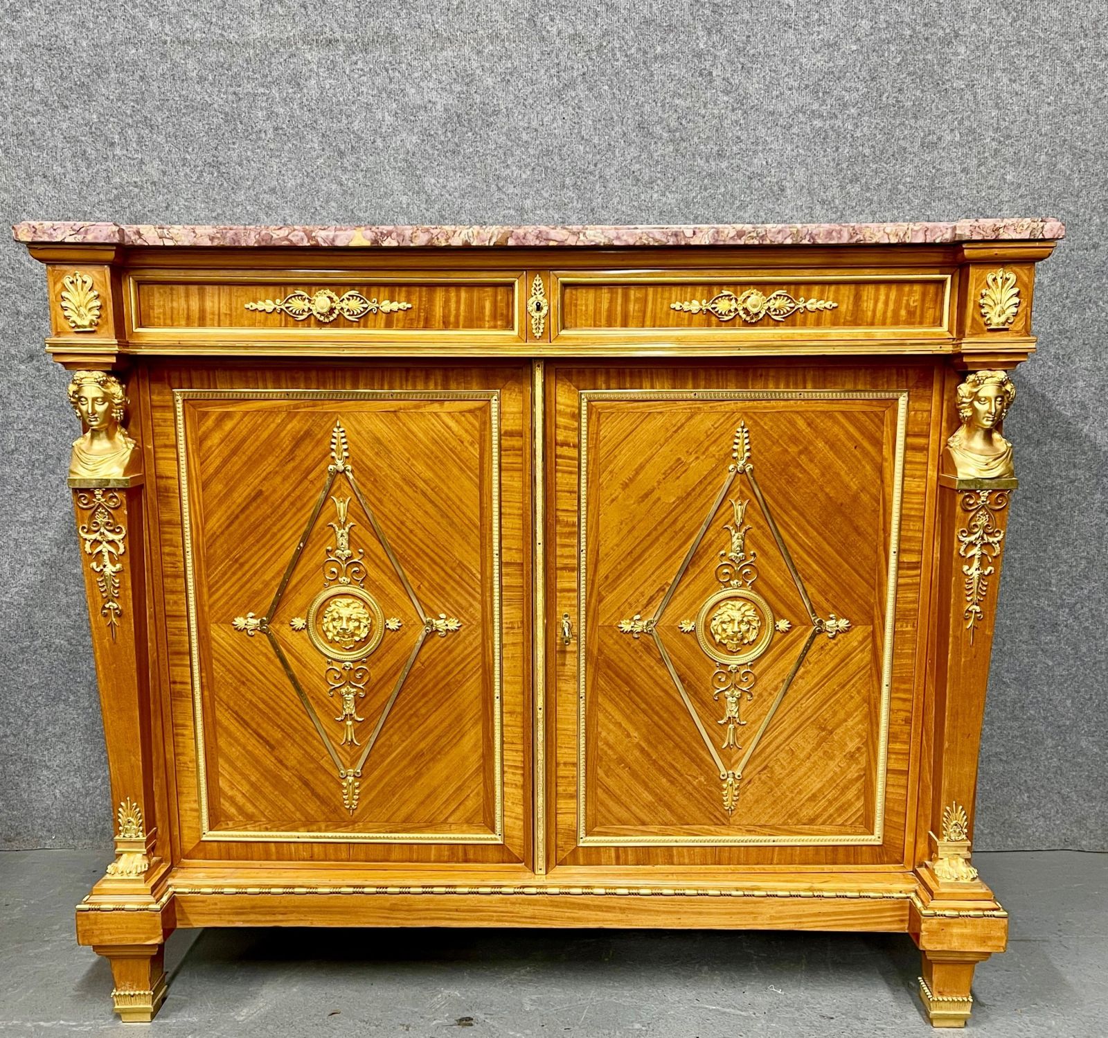 Fine Pair Of French Cabinets By Edmond Poteau. photo for sale