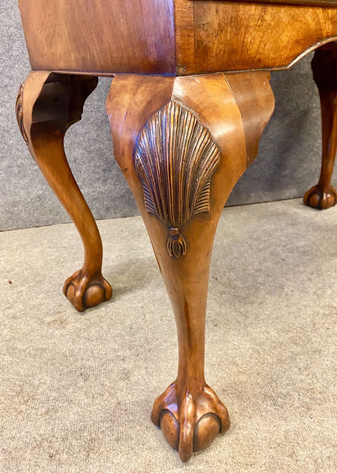 George I Style Walnut Chest Of Drawers On Stand photo for sale