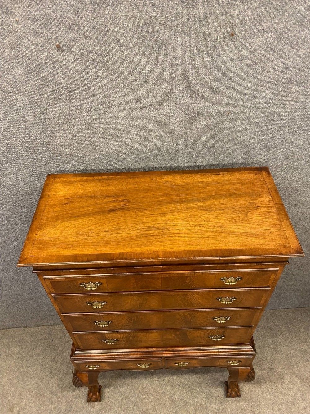 George I Style Walnut Chest Of Drawers On Stand photo 1375.0