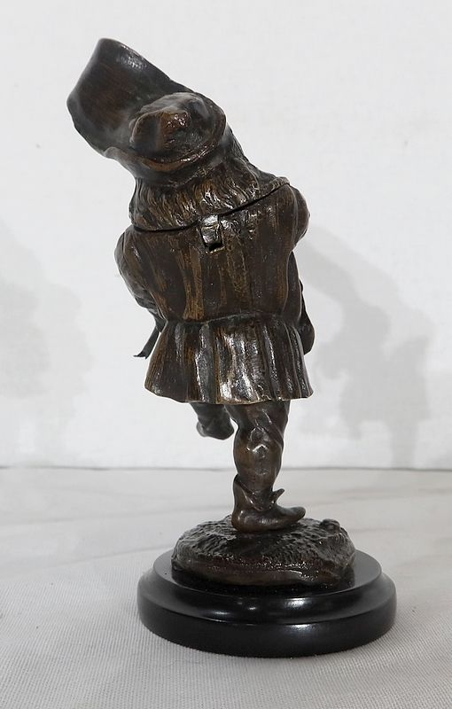 photo buy Bronze Inkwell "Le Grotesque"   Xixth