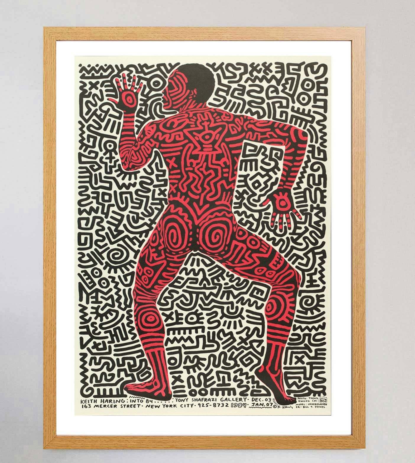 Keith Haring   Into 84 Original Vintage Poster photo Art