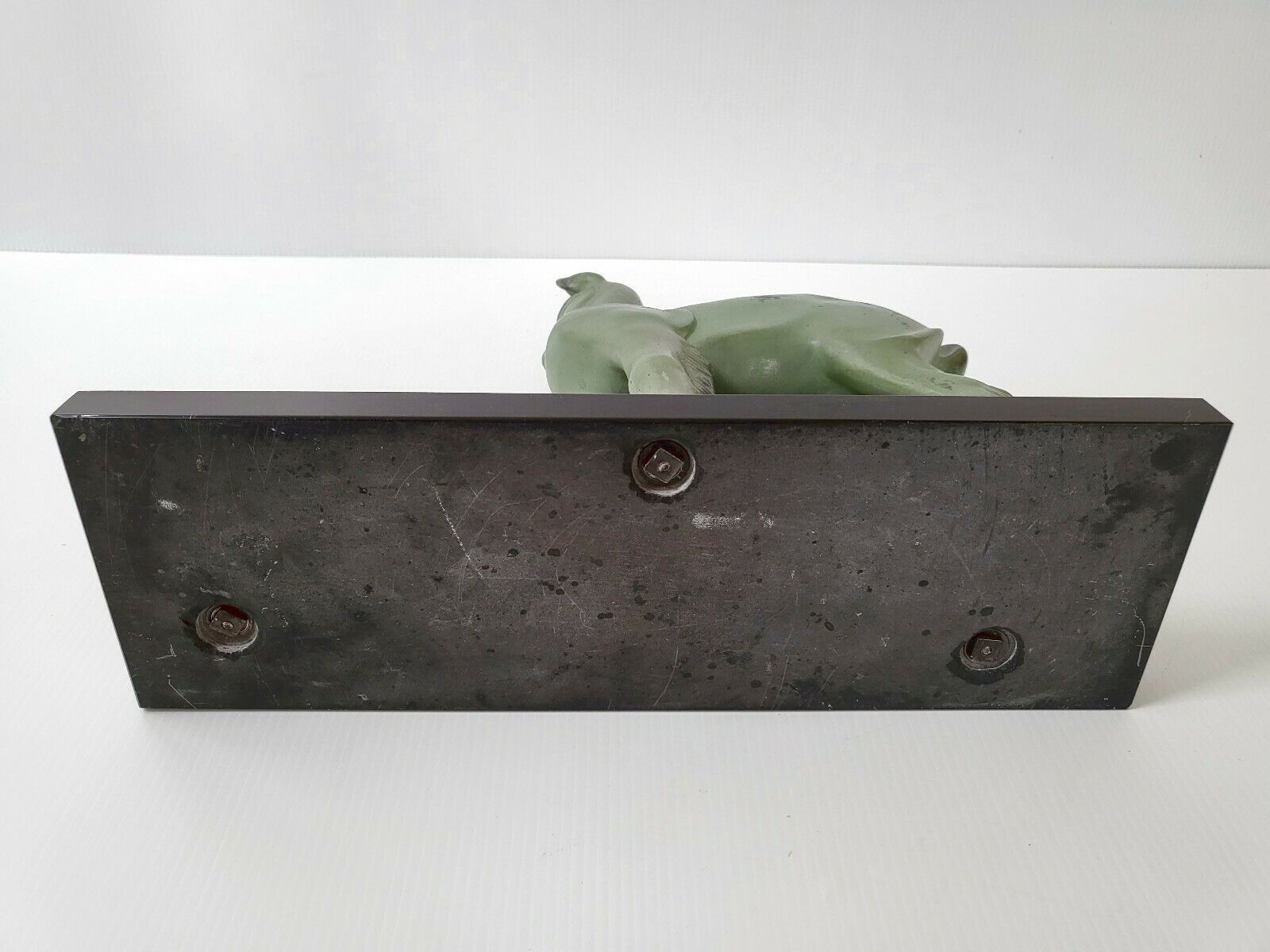Lamb & Bird 1930 Art Deco Metal & Marble 30s Animal Bronze 1930s photo buy