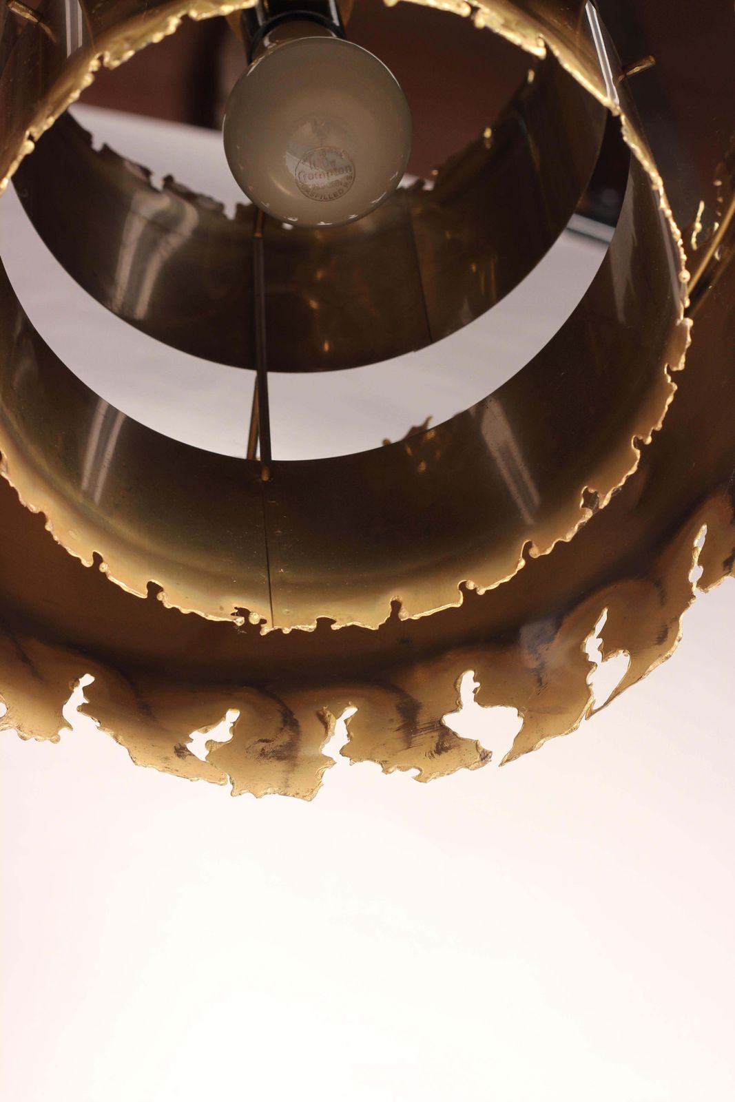 1300.0 Mid Century Modern Brutalist Pendant Light By Svend Aage Holm Sørensen, 1960’s photo