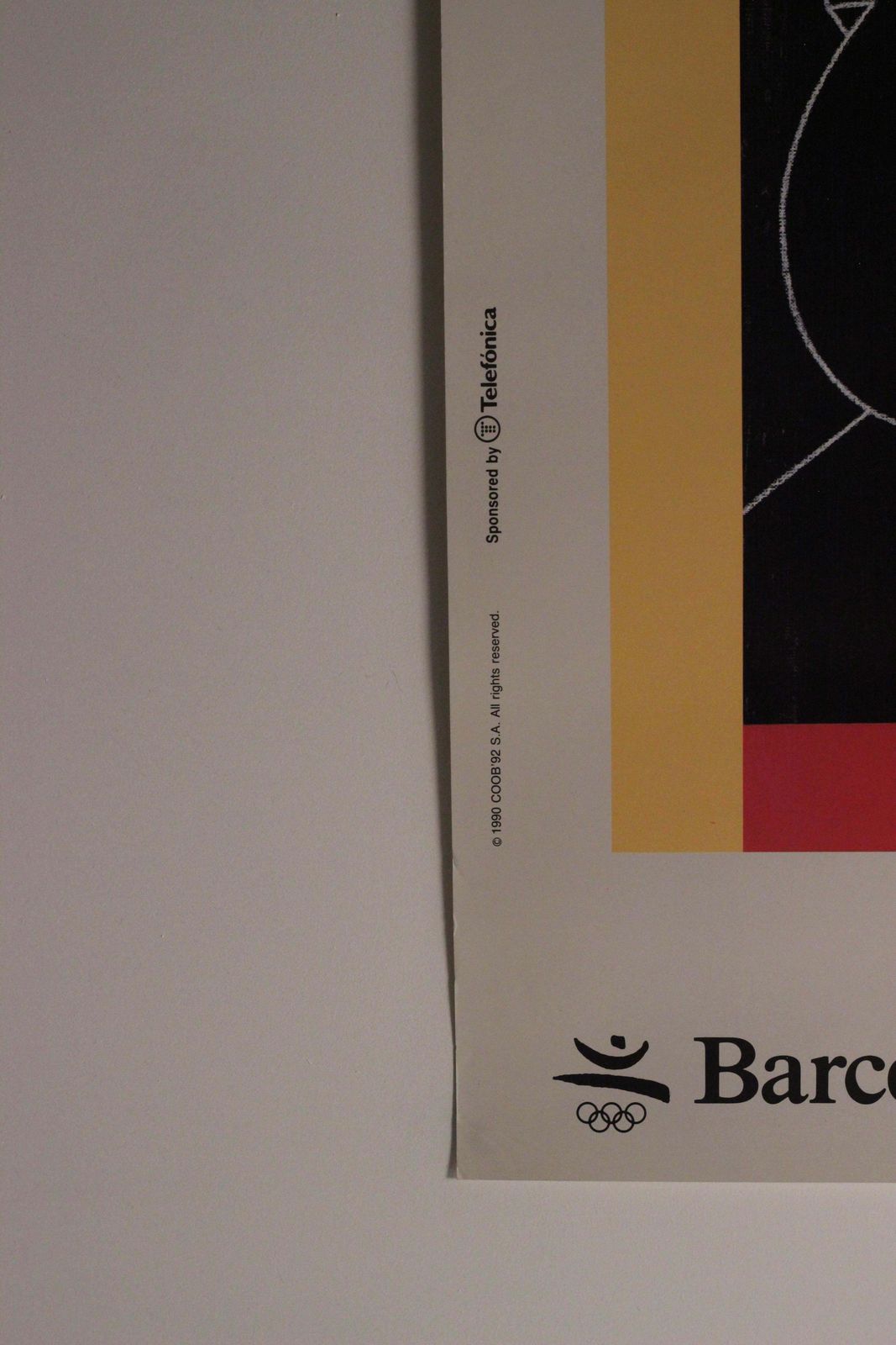 Original Barcelona Olympic Poster 1992 By Eduardo Arroyo photo 185.0