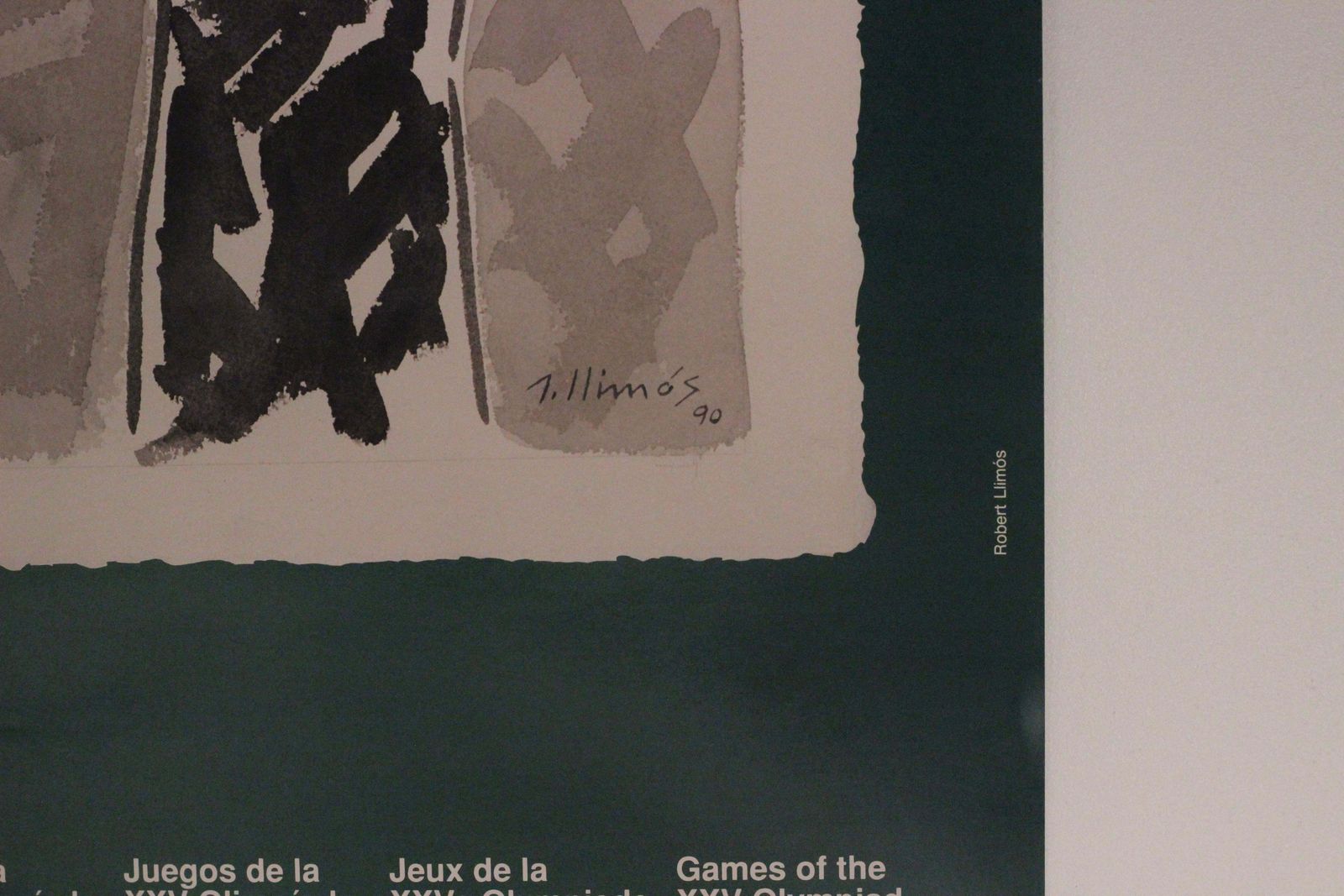 Barcelona Summer Olympic Poster 1992 By Artist Robert Llimós For The Xxv Games photo buy