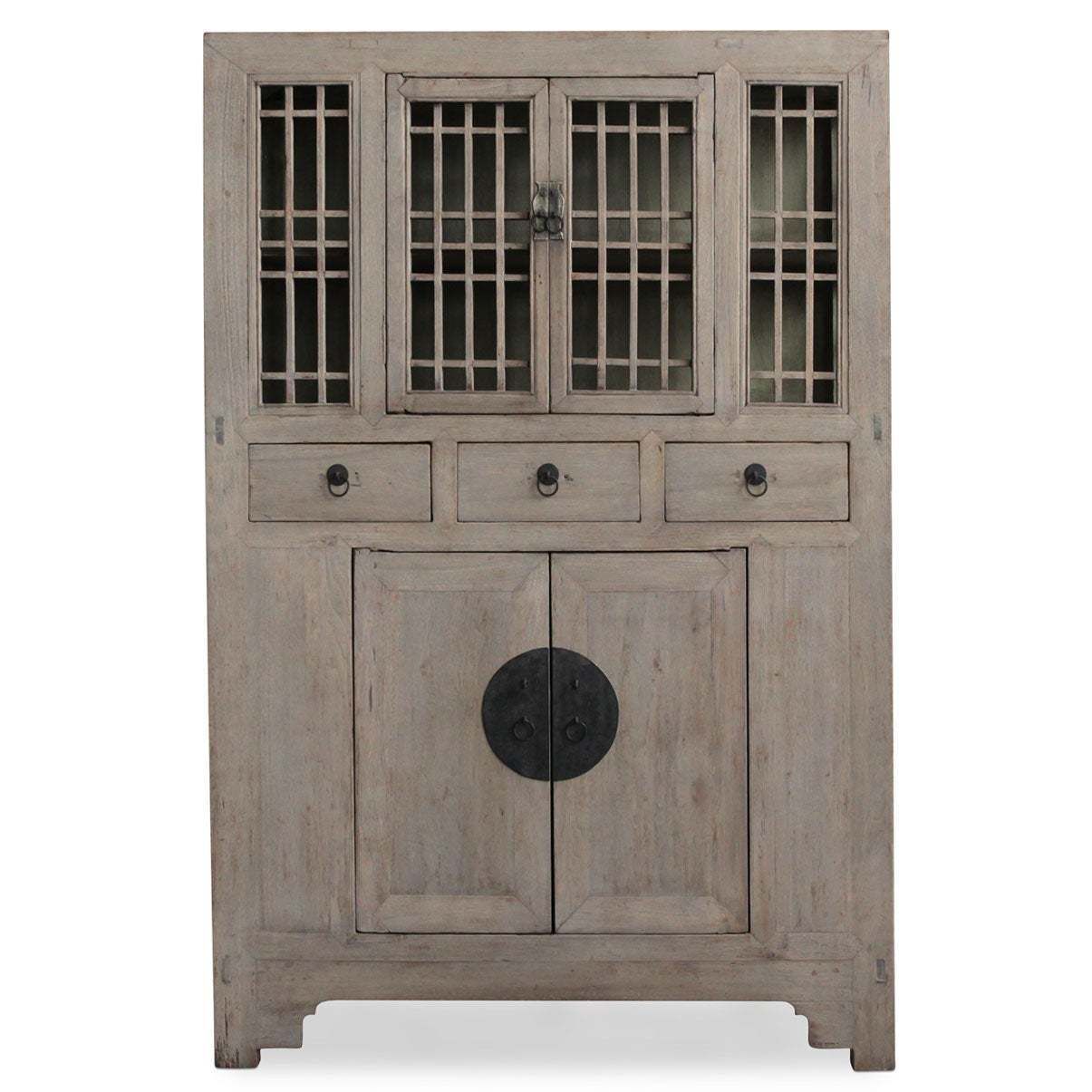 Lattice Door Storage Cabinet photo furniture