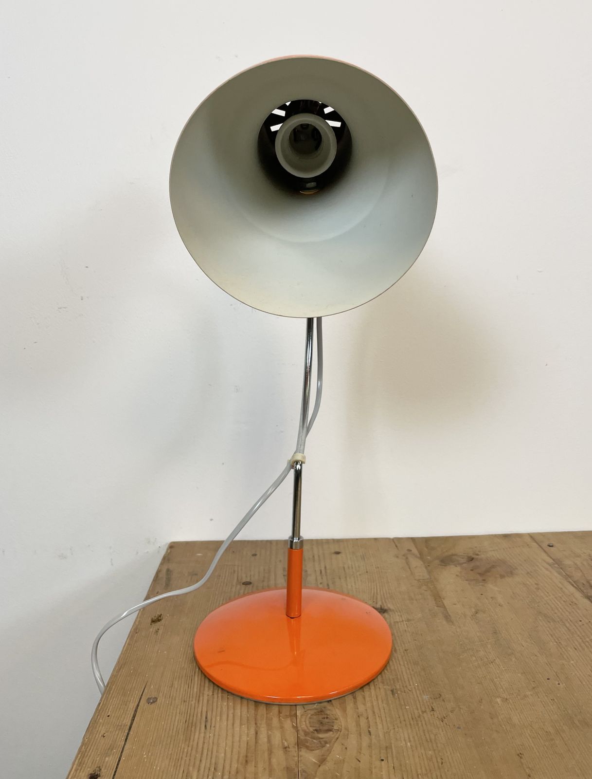 Orange Table Lamp By Josef Hurka For Napako, 1960s photo 169.0