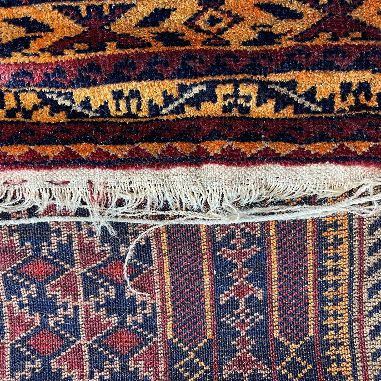 Afghan Belouch Rug ,Feiner Handgeknüpfter Orientteppich Afghan Belutsch Teppich photo vintage