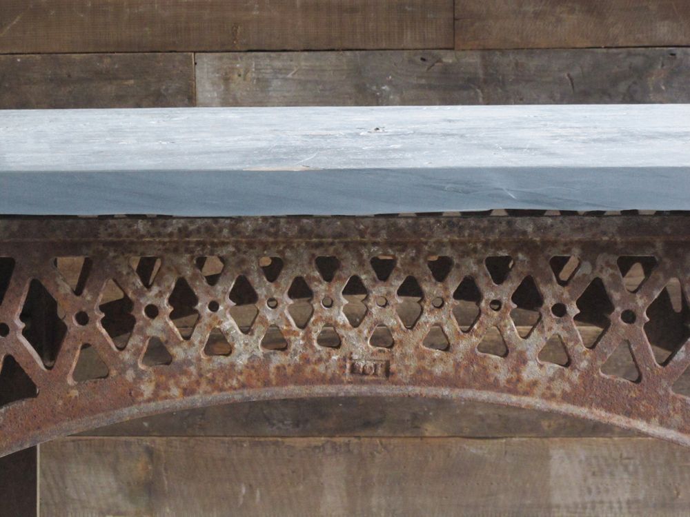 Slate Topped Industrial Table photo 1750.0