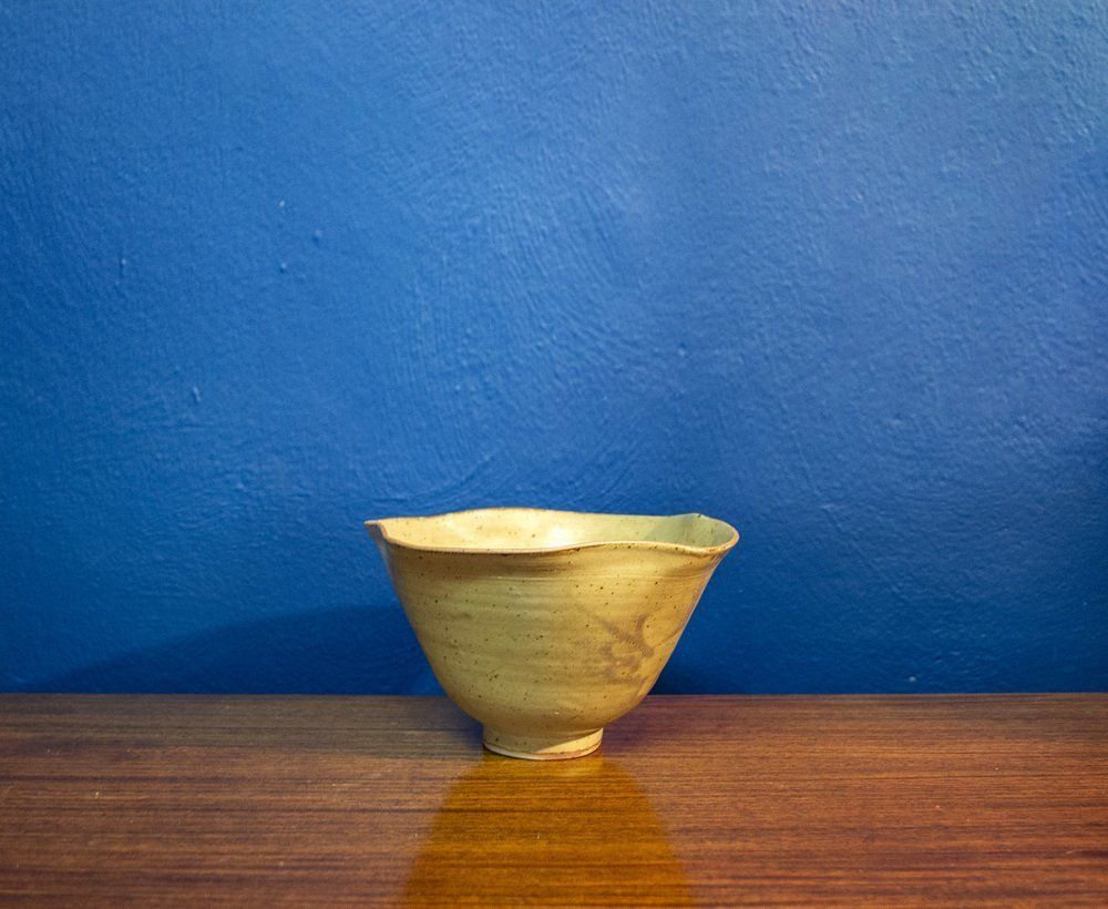 Scandinavische Keramische Vaas, Raku, Jaren 1980