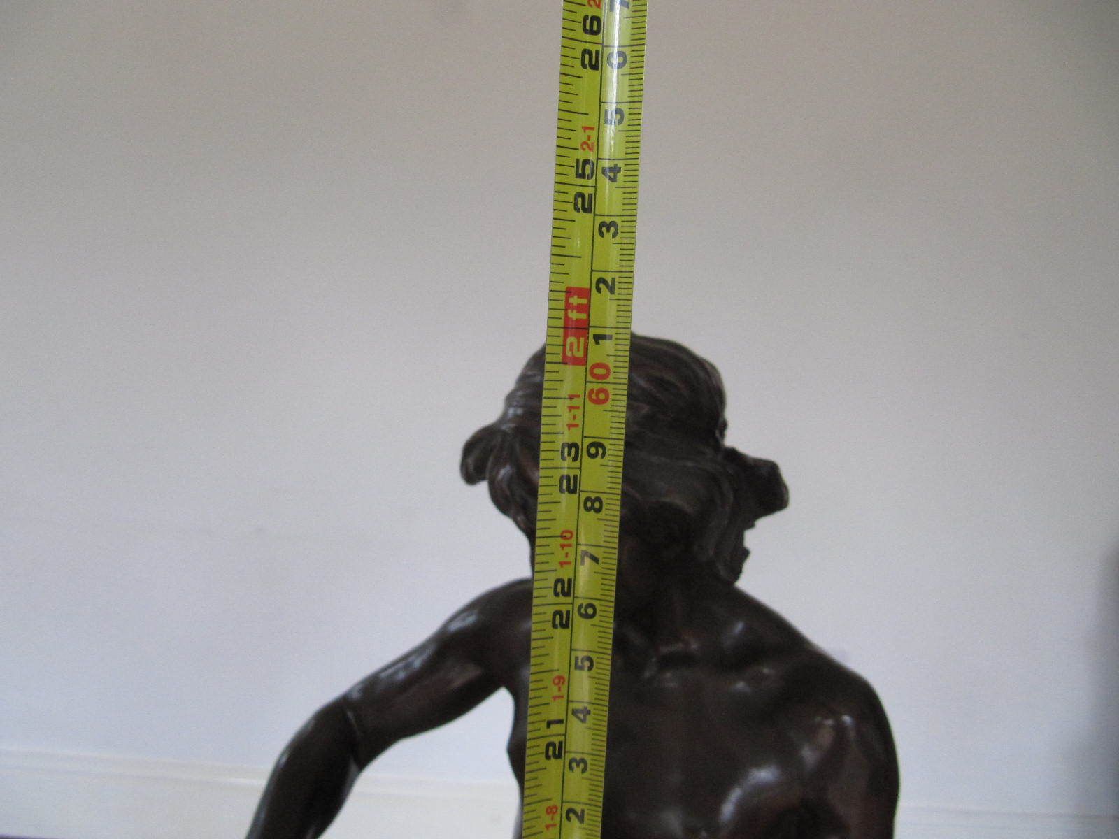 photo furniture Large 19th C Bronze Figure   Adrien Etienne Gaudez (1845 1902) Impressive Bronze Sculpture Of A Gladiator