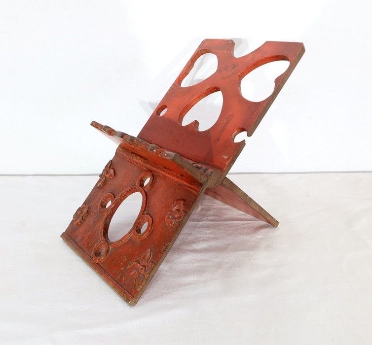 Small Desk Lectern In Walnut, 1900s photo furniture