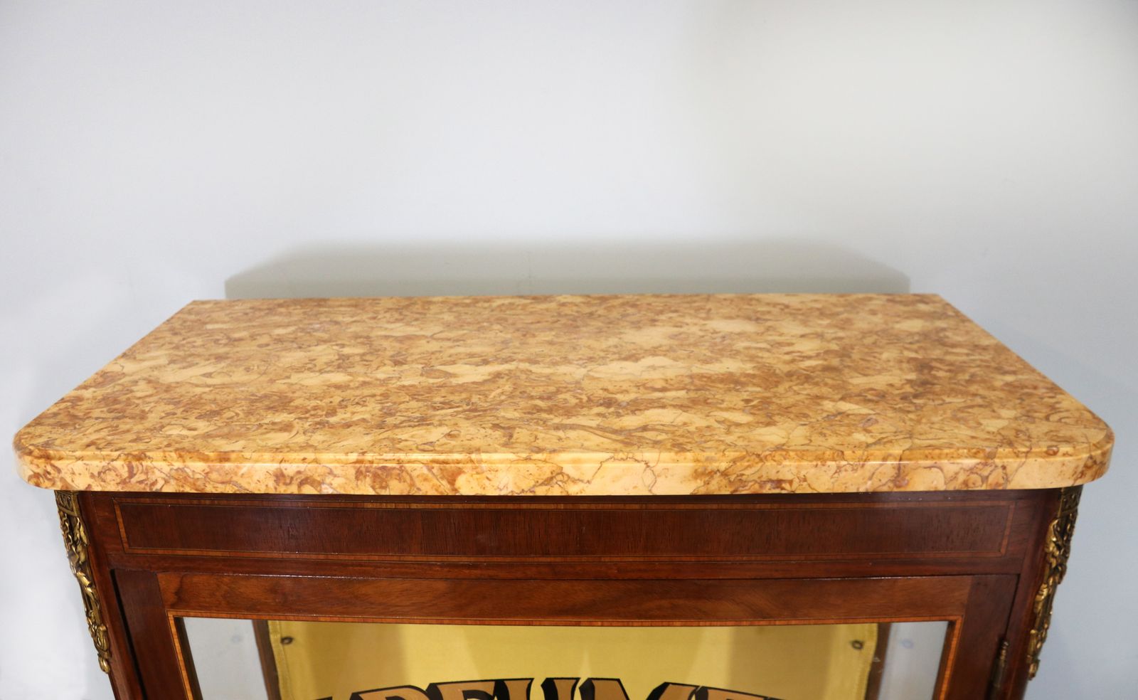A Lovely French 20th Century Display Cabinet Or Vitrine In The Louis XV Style. photo Furniture
