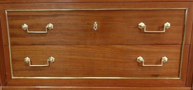 photo furniture Mahogany Commode Louis XVI Style, 2nd Part Of The 19th Century