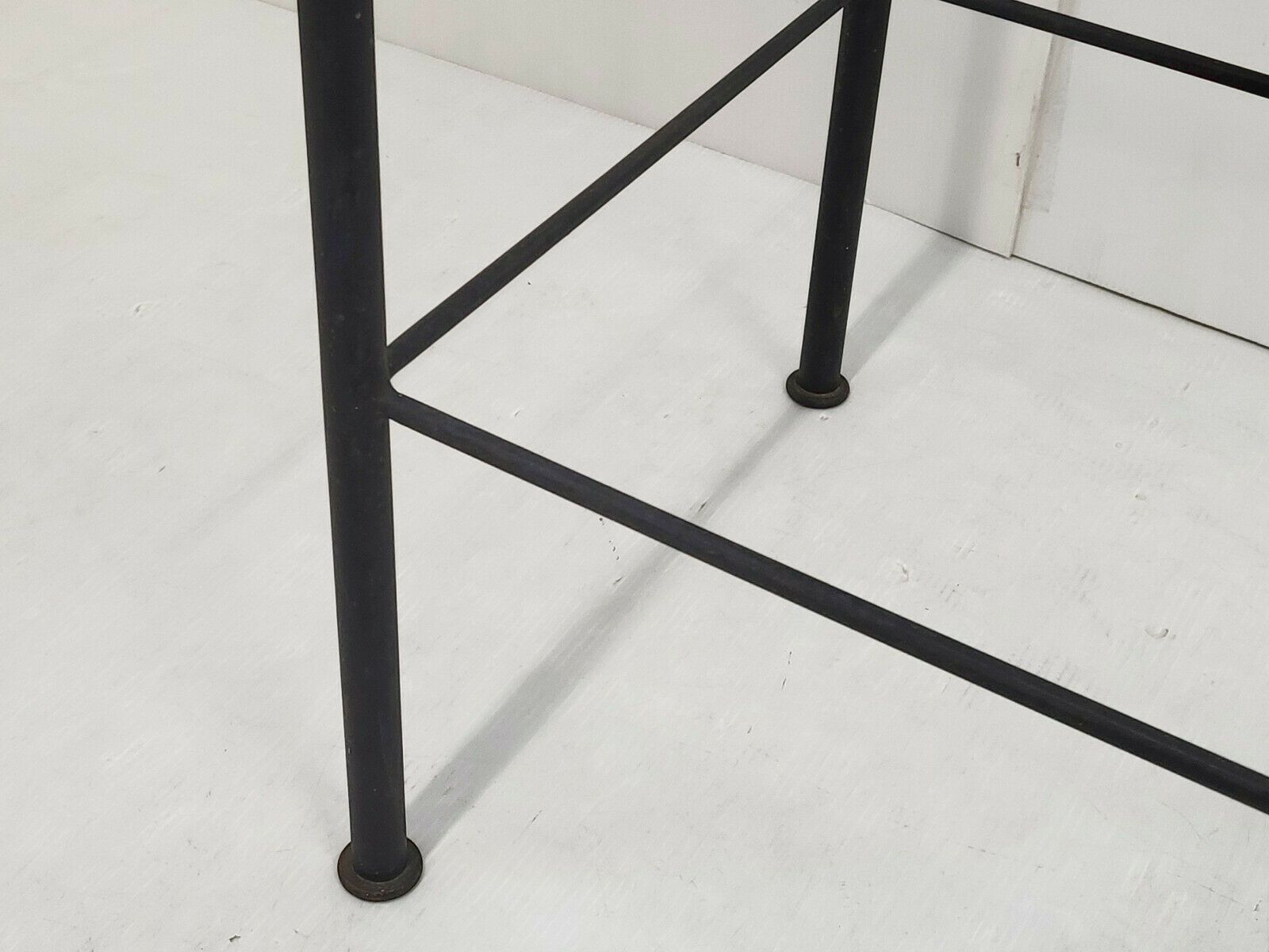 Side Table Coffee Table Vintage 1950 Steel & Glass 50s 1950s Rockabilly photo 312.0