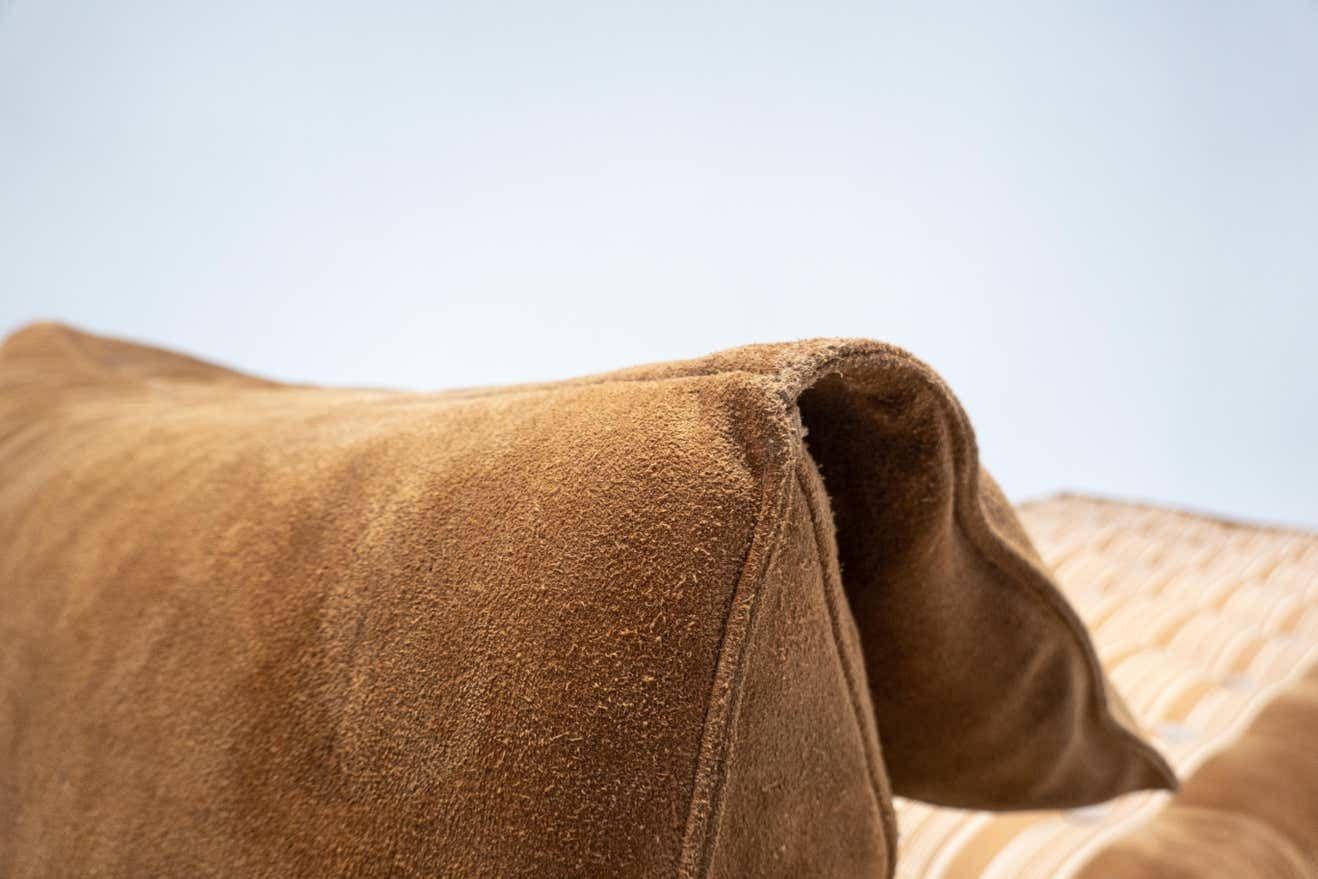 photo for sale Mid Century Modern Bambole Daybed By Mario Bellini, Suede, C&B Italia, 1970s
