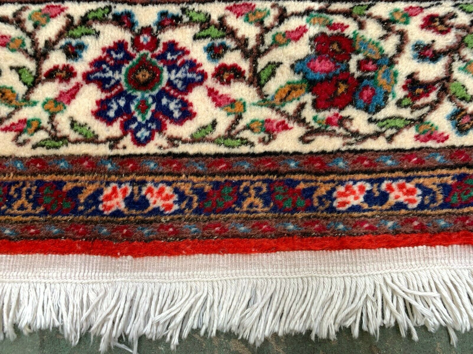 Square Turkish Kayseri Rug 215x190 Cm Wool Hand Knotted Vintage Tribal Beige photo 850.0