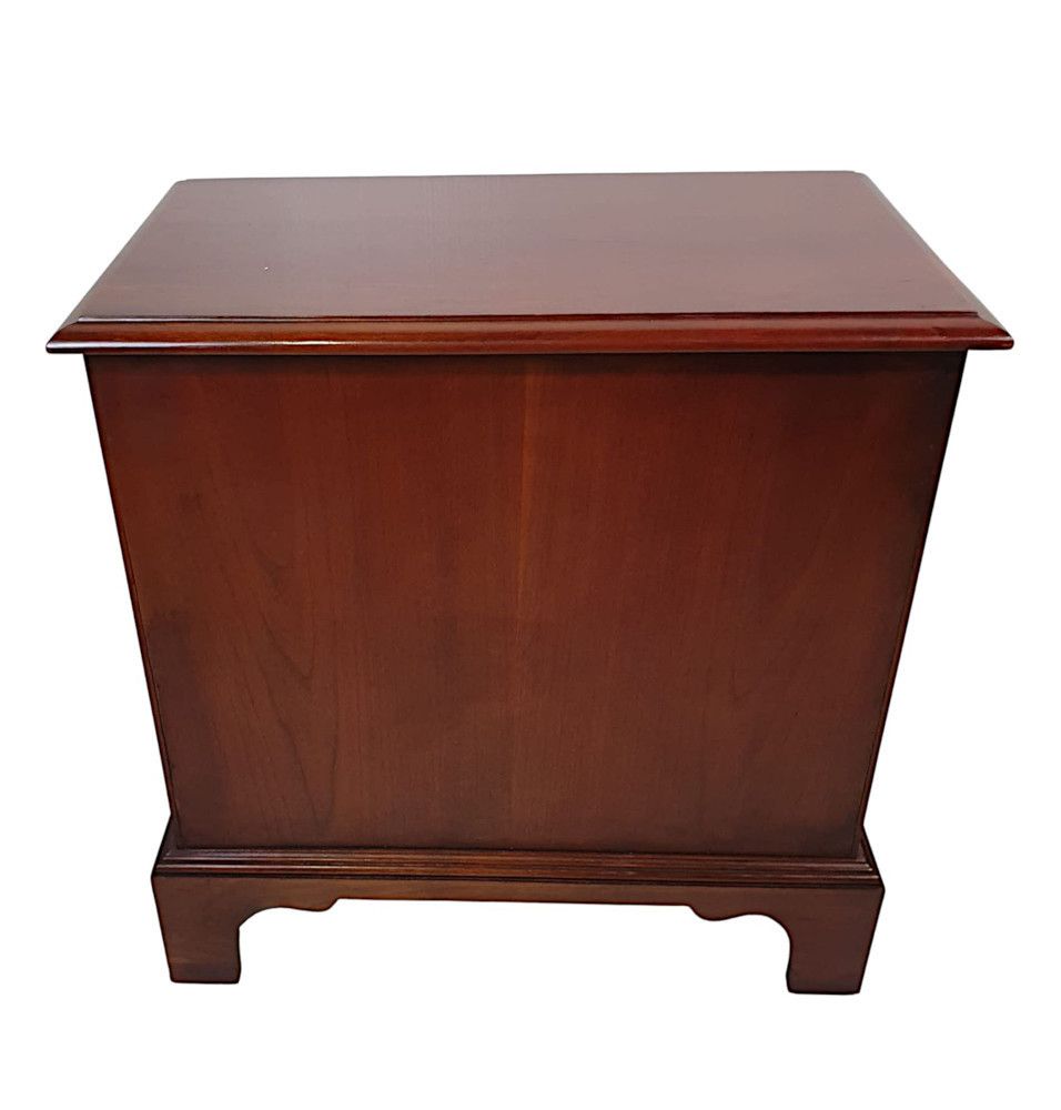 A Gorgeous Pair Of 20th Century Bedside Chests In The Georgian Manner photo vinterior