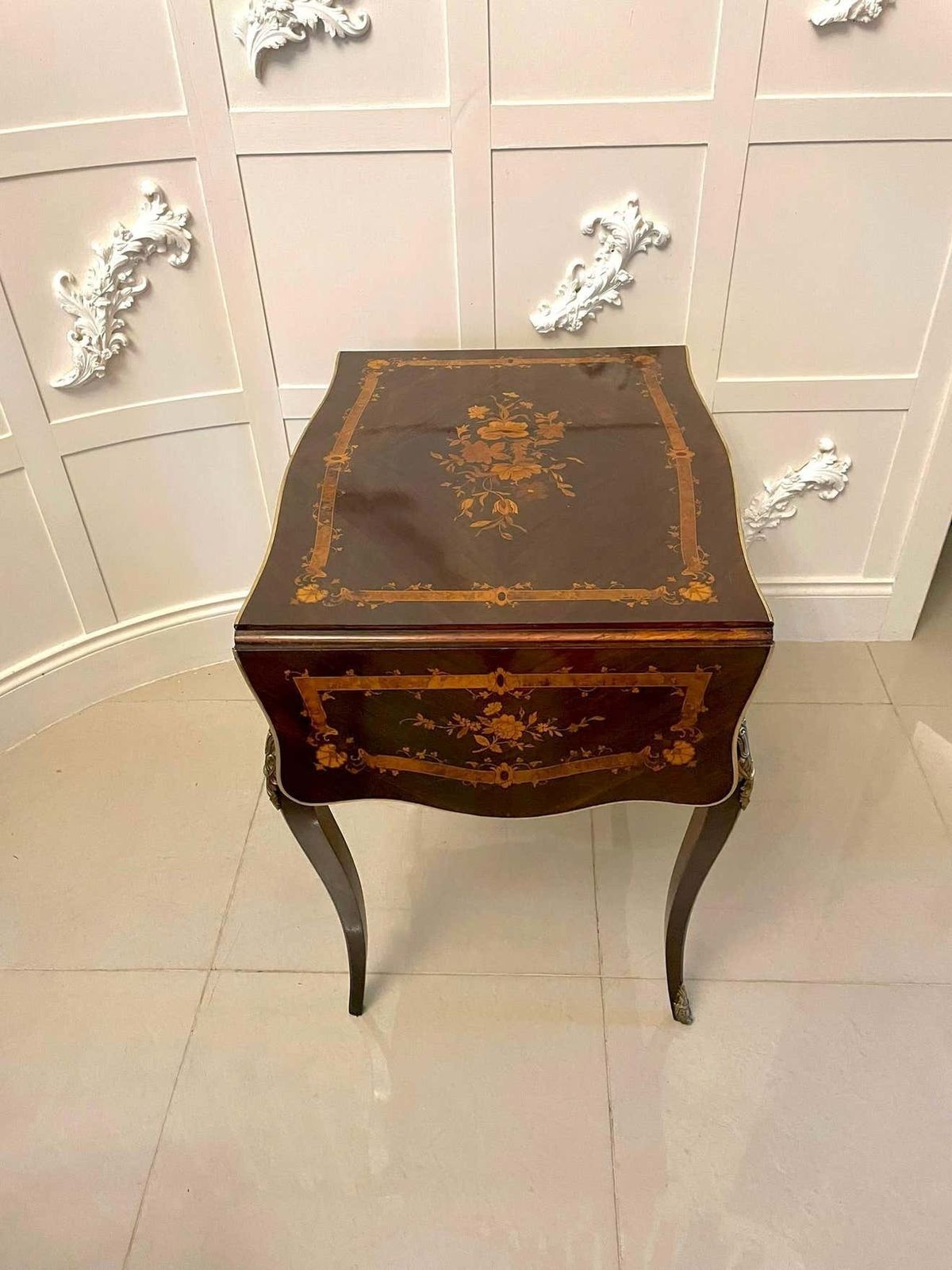 Antique Louis XV Quality French Rosewood Marquetry Inlaid Centre Table photo vinterior