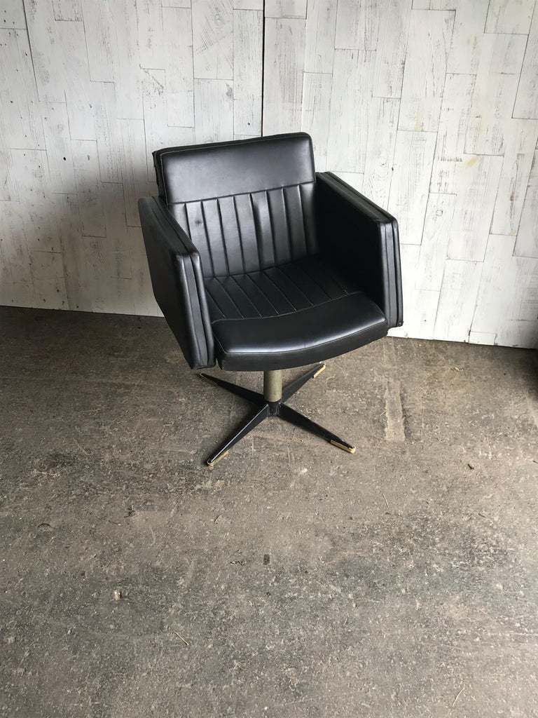 Swivel Club Chair With Metal, Czechoslovakia, Circa 1960 photo buy