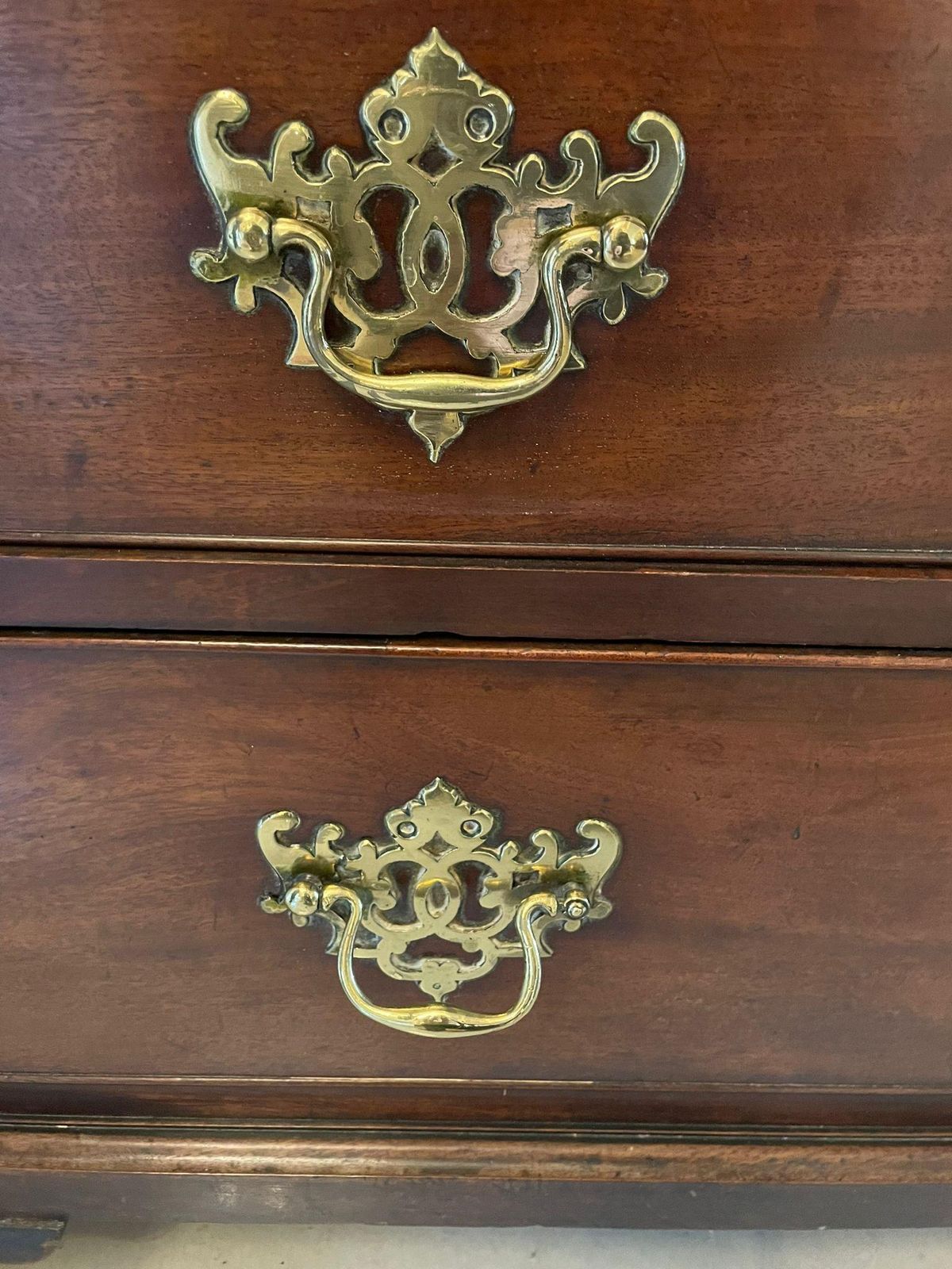Outstanding Antique George III Quality Mahogany Bureau photo buy