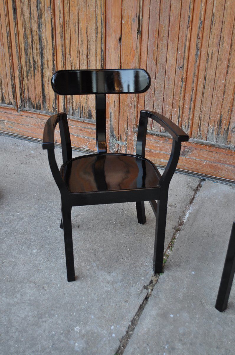 Art Deco Chairs By Lajos Kozma For Woodworking Rt, 1920s, Set Of 2 photo Furniture
