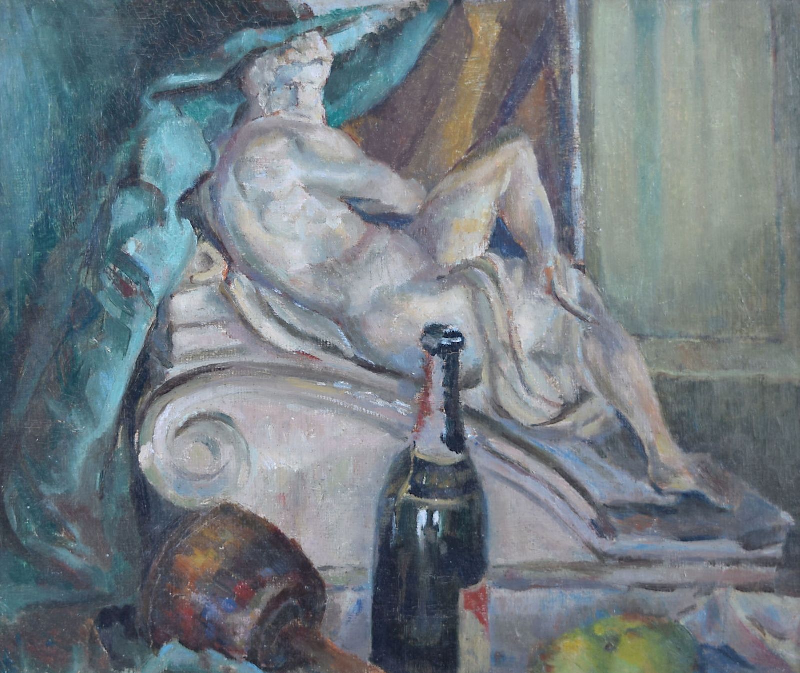 Terry Frost (1915 2003), Bottle And Statue