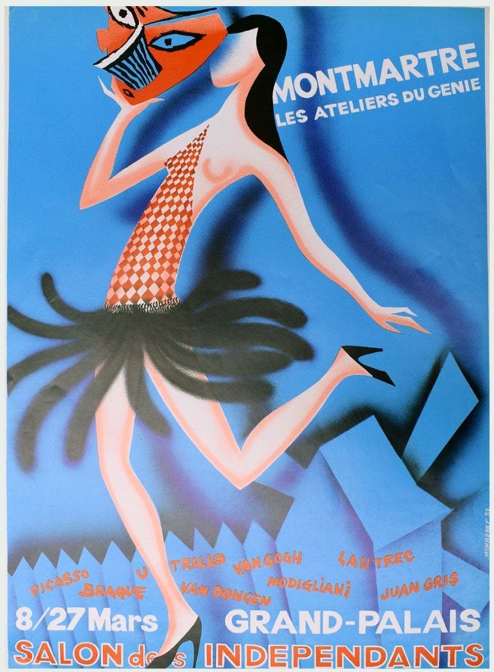 Montmartre   Ateliers Du Genie Original Vintage Poster