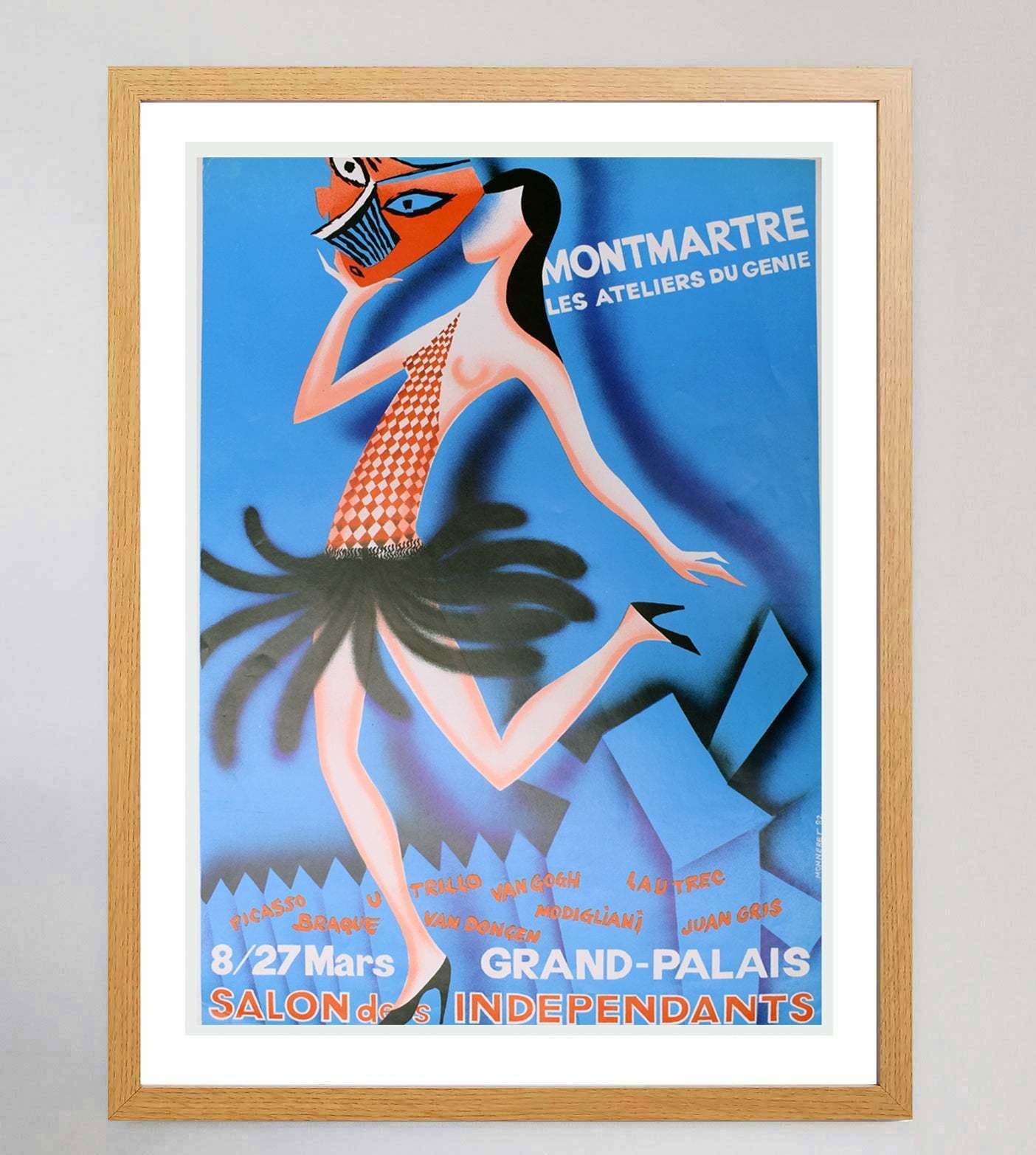 Montmartre   Ateliers Du Genie Original Vintage Poster photo Art