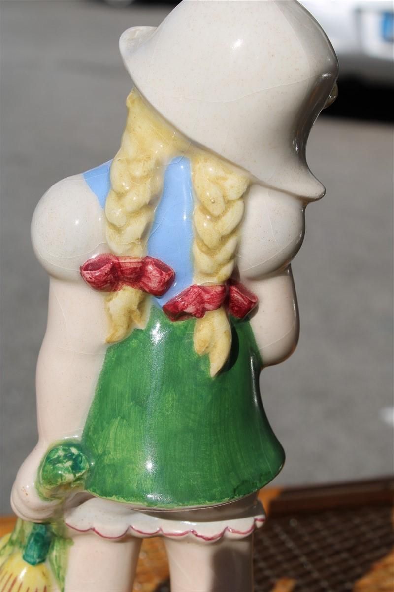 Saca Country Girl Sculpture By Leopold Anzengruber Austria, 1940s photo for sale