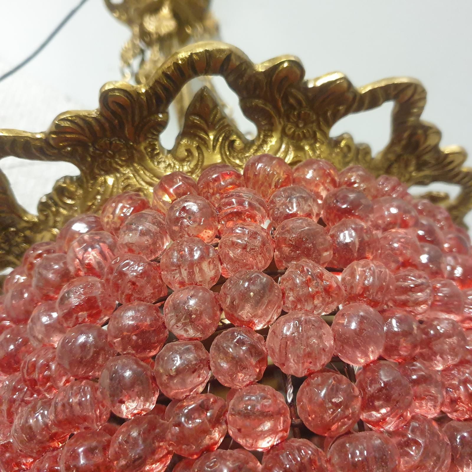 Fabulous Gilt Brass Lantern Chandalier photo for sale